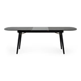 Addax Modern Black Extendable Dining Table