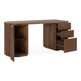 Albrite Modern Walnut Desk