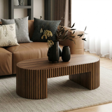 Albrite Modern Walnut Coffee Table