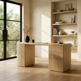 Albrite Modern Natural Ash Desk