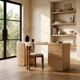 Albrite Modern Natural Ash Desk