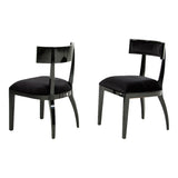 Alek Modern Black Dining Chair (Set of 2)