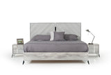 Alexa Italian Modern Grey Bedroom Set