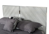 Alexa Italian Modern Grey Bedroom Set
