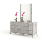 Alexa Italian Modern Grey Dresser