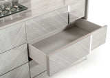 Alexa Italian Modern Grey Dresser