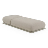 Anchor Outdoor Grey Olefin Fabric Chaise