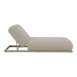 Anchor Outdoor Grey Olefin Fabric Chaise