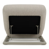 Anchor Outdoor Grey Olefin Fabric Chaise