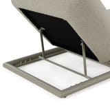 Anchor Outdoor Grey Olefin Fabric Chaise