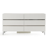 Angela Italian Modern White Dresser