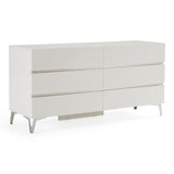 Angela Italian Modern White Dresser
