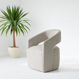 Angie Modern Beige Fabric Dining Chair
