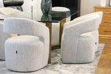 Angie Modern Beige Fabric Dining Chair