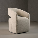 Angie Modern Beige Fabric Dining Chair
