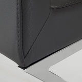 Angora Modern Grey Dining Chair (Set of 2)