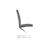 Angora Modern Grey Dining Chair (Set of 2)