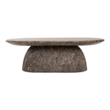 Ararat Modern Faux Marble Concrete Coffee Table
