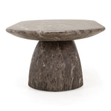 Ararat Modern Faux Marble Concrete Coffee Table