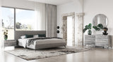 Aria Italian Modern Multi Grey Q Bedroom Set