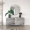 Aria Italian Modern Multi Grey with texture Dresser