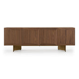 Artizan Modern Walnut + Gold Buffet