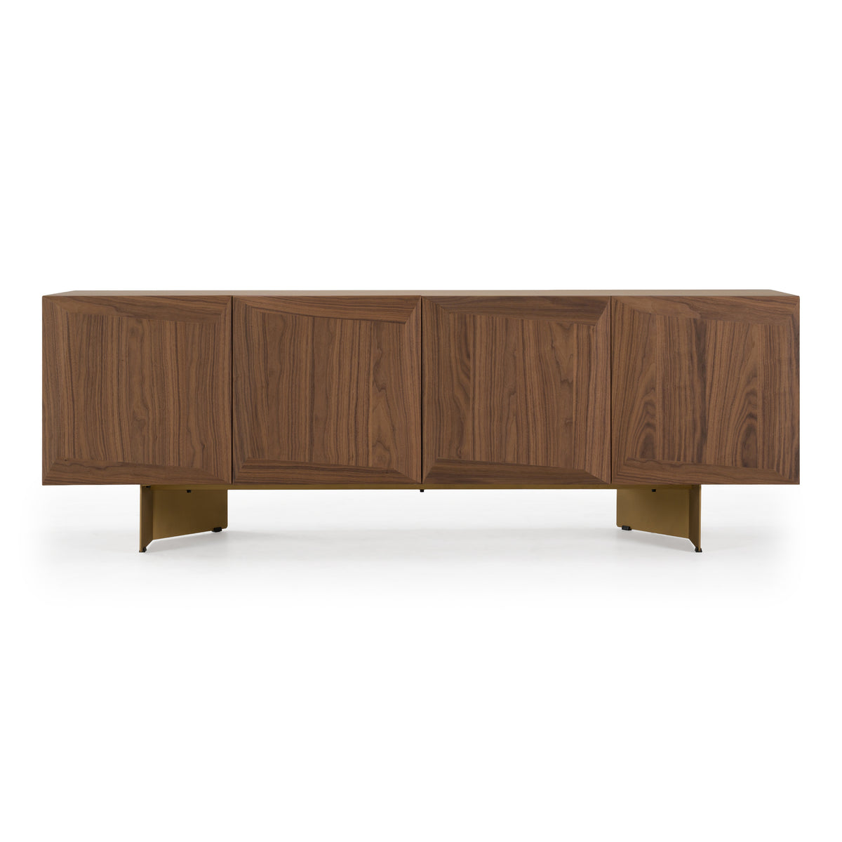 Artizan Modern Walnut + Gold Buffet