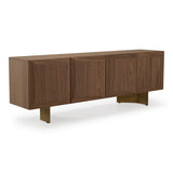Artizan Modern Walnut + Gold Buffet
