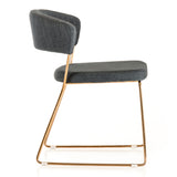 Ashland Modern Grey & Rosegold Dining Chair (Set of 2)