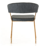 Ashland Modern Grey & Rosegold Dining Chair (Set of 2)