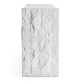 Ashley Modern Glass + White Fiberglass Buffet