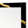 Aspen Modern Black Large Mirror