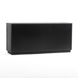 Aspen Modern Matte Brown Ash & Silver Dresser