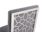 Reba Modern Grey Velvet & Stainless Steel Dining Chair (Set of 2)