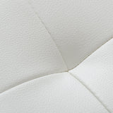 Click Modern White Leatherette Dining Chair (Set of 2)
