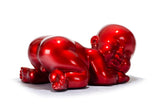 XD0052 Modern Red Baby Sleeping Sculpture