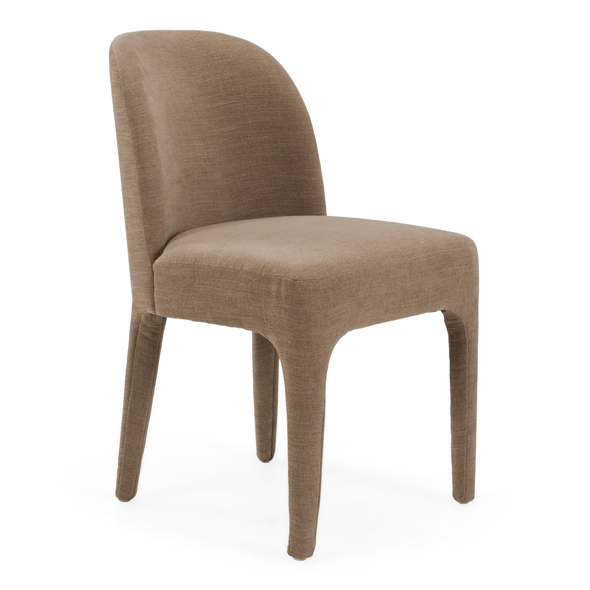 Bannon Modern Tan Fabric Dining Chair (Set of 2)