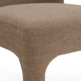 Bannon Modern Tan Fabric Dining Chair (Set of 2)