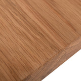 Barnum Industrial Oak and Black Iron Live Edge Dining Table