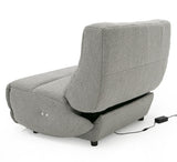 Basil Modern Grey Fabric Large Electric Recliner Chair