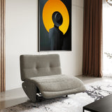 Basil Modern Grey Fabric Large Electric Recliner Chair