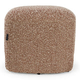 Bates Modern Brick Fabric Accent Chair + Ottoman