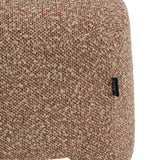 Bates Modern Brick Fabric Accent Chair + Ottoman