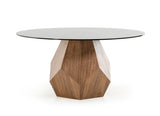 Rackham Mid-Century Walnut Round Dining Table