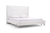 Candid Modern White Bed