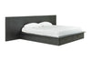 Manchester- Contemporary Platform Dark Grey Q Bed
