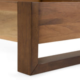 Berlin Modern Walnut Bed
