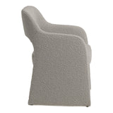 Bishop Modern Grey Fabric Dining Chair
