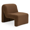 Bondi Modern Brown Velvet Accent Chair