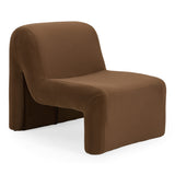 Bondi Modern Brown Velvet Accent Chair